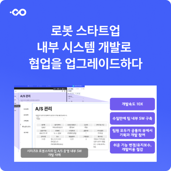 로봇 스타트업, 내부 시스템 개발로 협업을 업그레이드하다