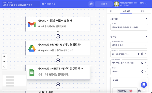 노코드 업무 자동화 서비스, 나두아이오를 소개합니다.